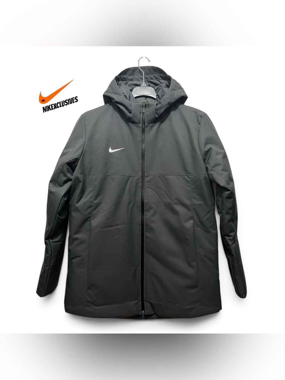 Nike Men’s Dark Gray Hooded Performance down fill Parka Jacket DJ6526 060